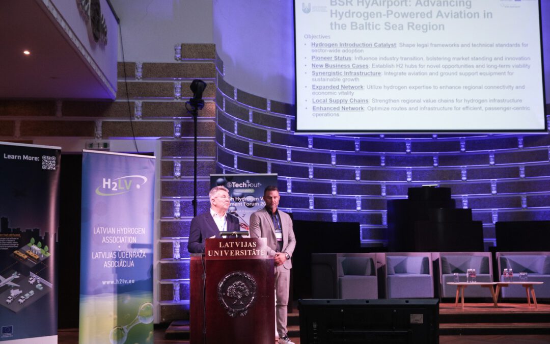 BSR HyAirport project presented at European Hydrogen Valleys Investment forum 2025 in Riga