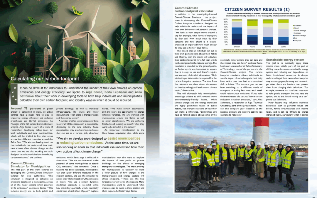 CommitClimate Project Featured in EU Research Magazine