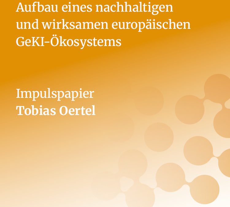 Discussion paper on AI for impact published