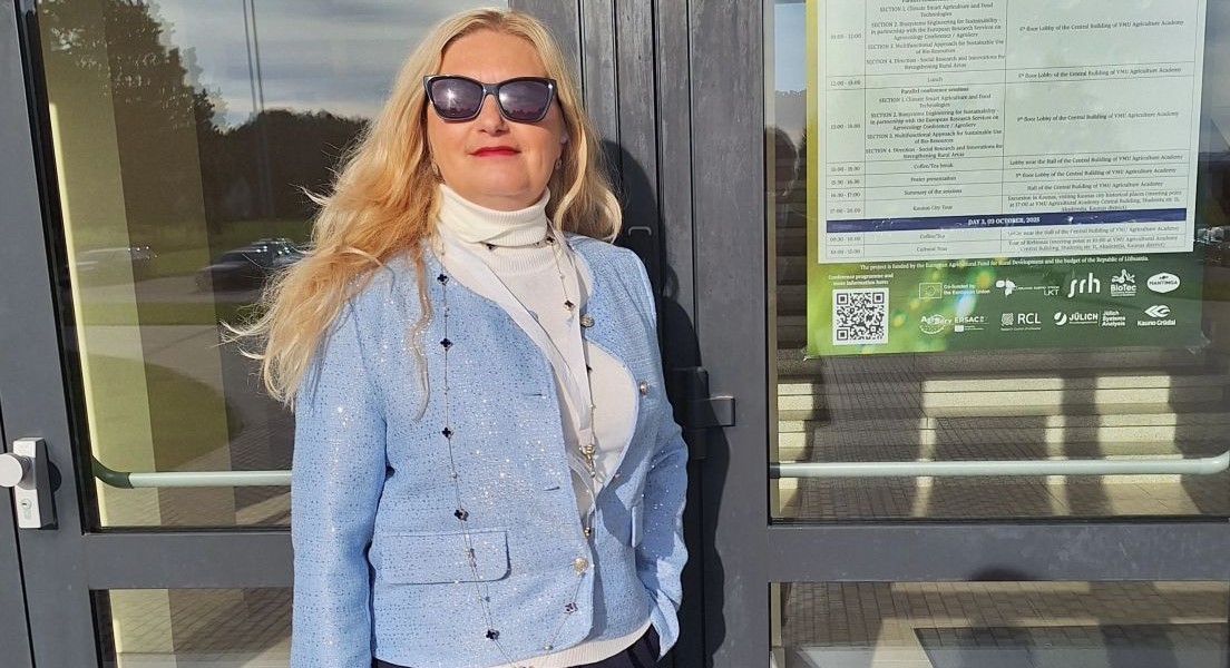Project solutions were presented at the Vytautas Magnus University Agriculture Academy during the 12th International Scientific Conference “Rural Development 2025”.
