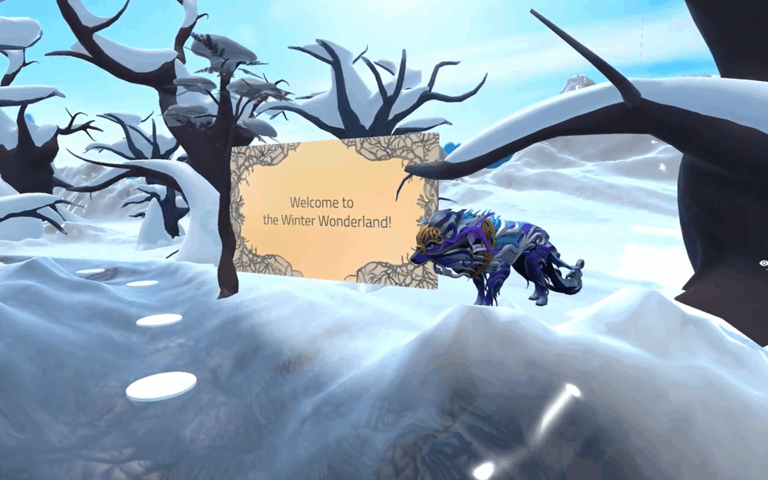 Materials for VR Experience “Winter wonderland”