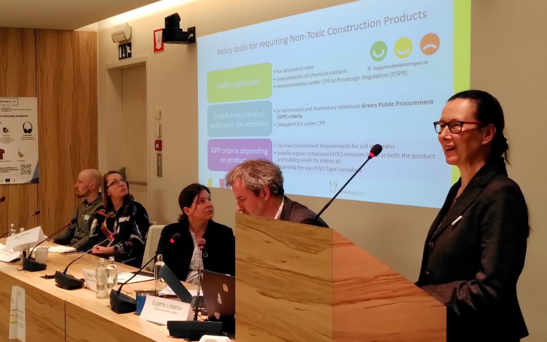 From Evidence to Policy: Advancing a Tox-Free Living Environment in Europe