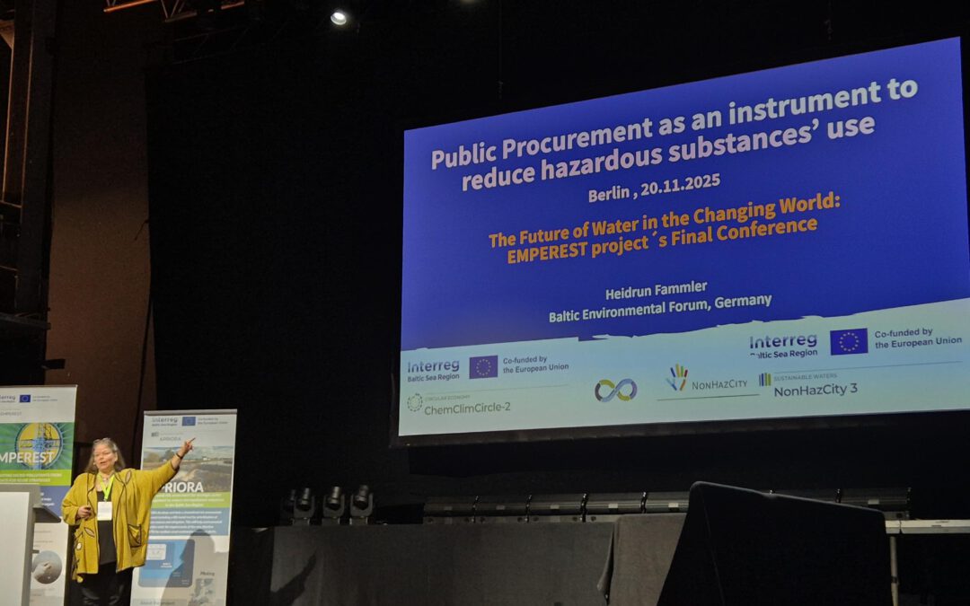 Conference in Berlin Highlighted Urgent Action on PFAS and Micropollutants