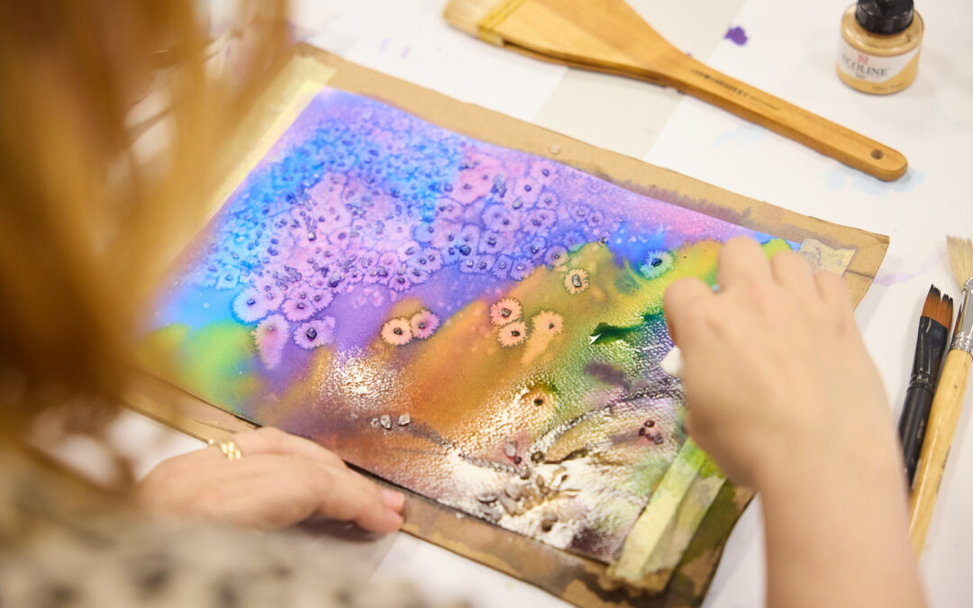 Materials for Watercolor painting workshops