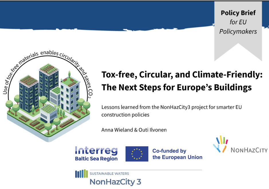 Tox-Free, Circular, and Climate-Friendly: How Europe Can Transform Its Buildings