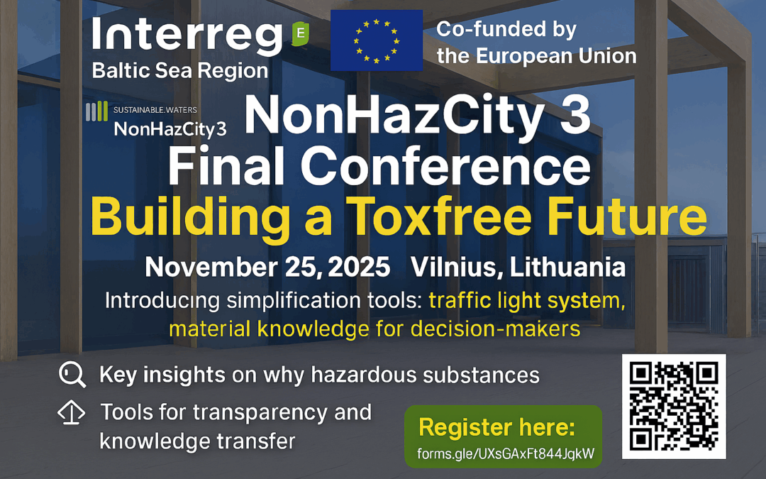 NonHazCity 3 Final Conference – Building a Toxfree Future