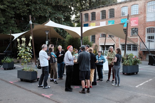 Event series Thinking in circles in the courtyard of Goldbekhaus