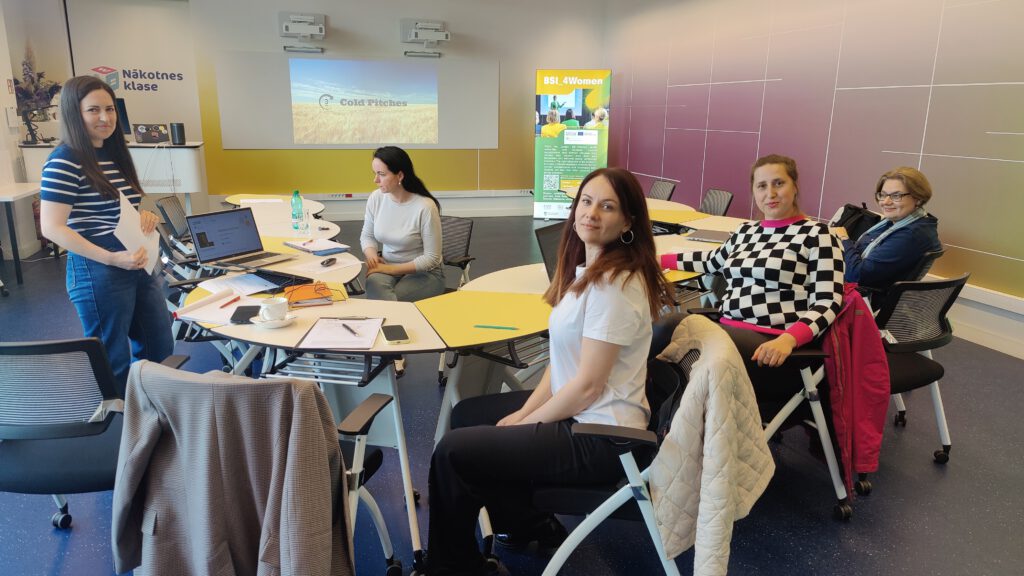 Pitch training on 13.05.2025, © Foundation „Ventspils High Technology Park”, 2025. Pitch training on 13.05.2025, © Foundation „Ventspils High Technology Park”, 2025.