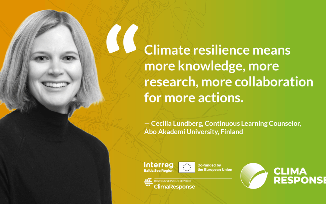 ClimaResponse Voices #3: Cecilia Lundberg, Åbo Akademi University