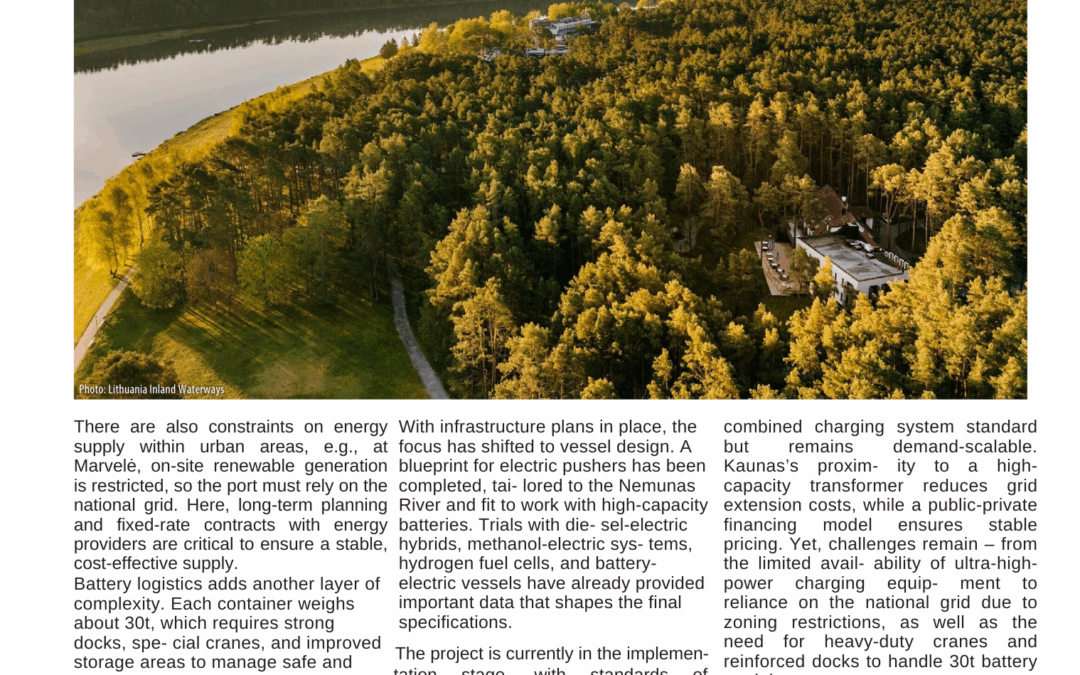 Blue Supply Chains in the Baltic Transport Journal – Part II: Rivers Reimagined in Lithuania