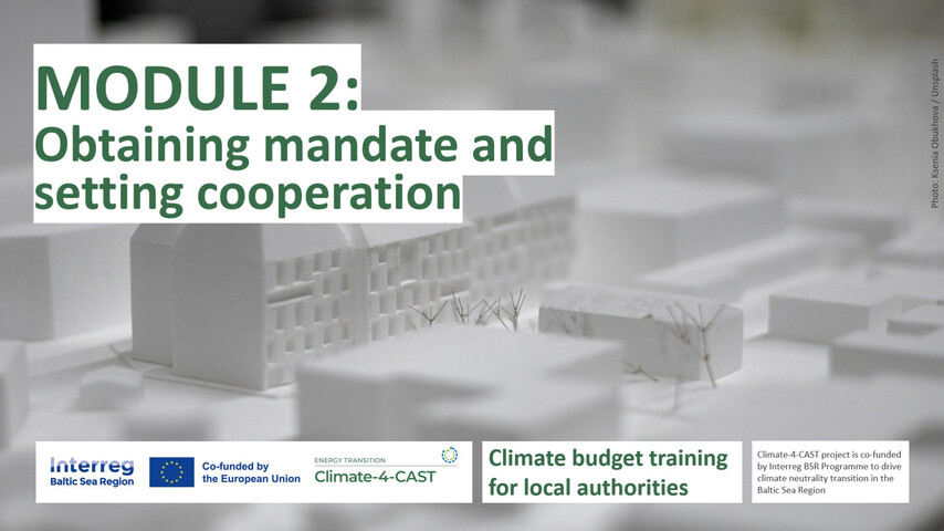 Climate Budget Training Course: Kick-Off and Module 2