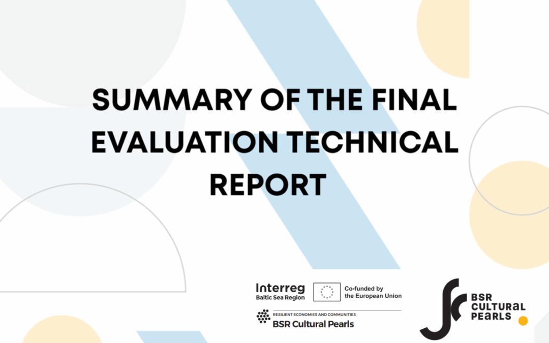 Impact Evaluation of the BSR Cultural Pearls Project: Community Resilience and Cultural Innovation
