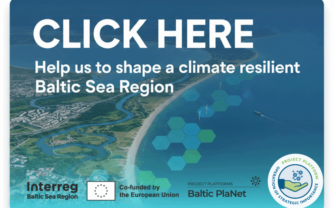 Your Input Matters: Climate-Resilient Spatial Planning for the Baltic Sea Region