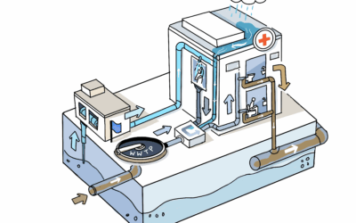 Recycling treated wastewater in public buildings