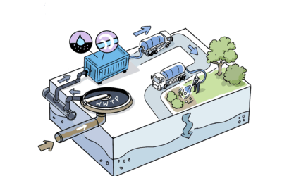Recycling municipal wastewater for irrigating green spaces