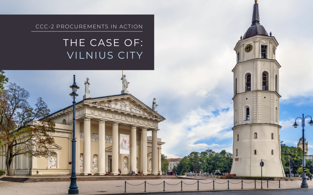 Vilnius: Strengthening green requirements in road construction and catering procurement