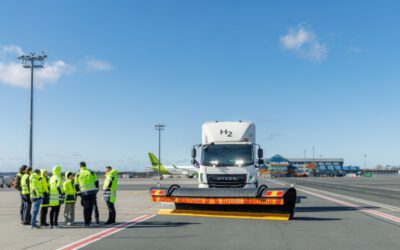 Final stop Tallinn: Hydrogen-powered truck completes its baltic airport pilot tour