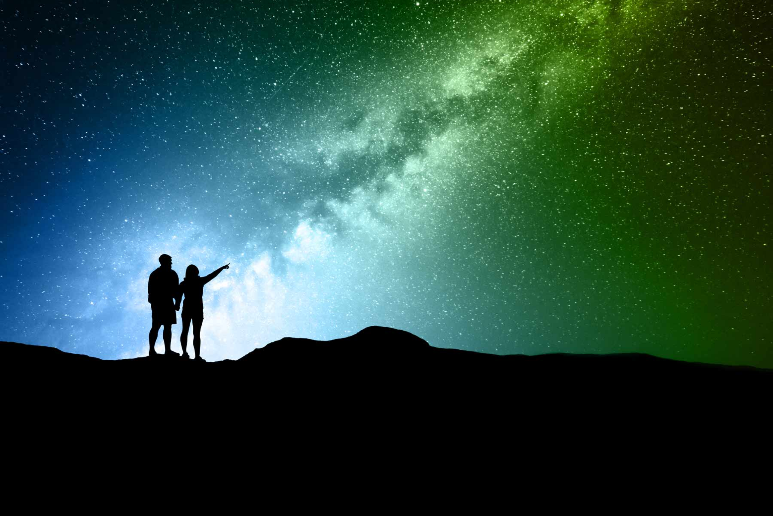 Symbolic picture to represent looking towards future