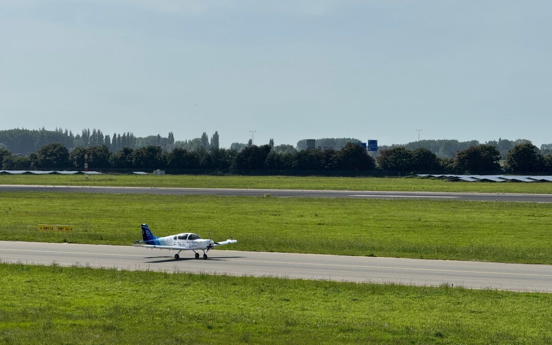 BSR HyAirport project participates in hydrogen aircraft ground tests at Rotterdam The Hague Airport