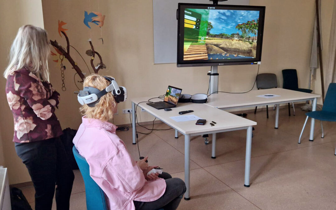 Technologies for Society: An Interactive Garden Virtual Reality Experience