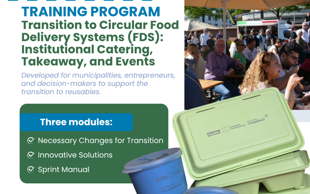 New Change(K)now! Training Program: Helping Cities Move from Single-Use to Reusable Food Packaging