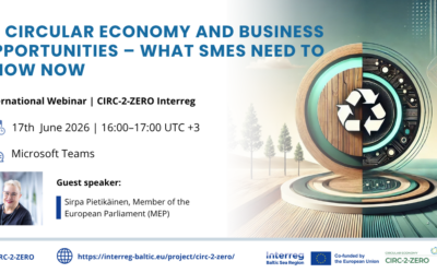 CIRC-2-ZERO Webinar – EU Circular Economy and Business Opportunities – What SMEs Need to Know Now