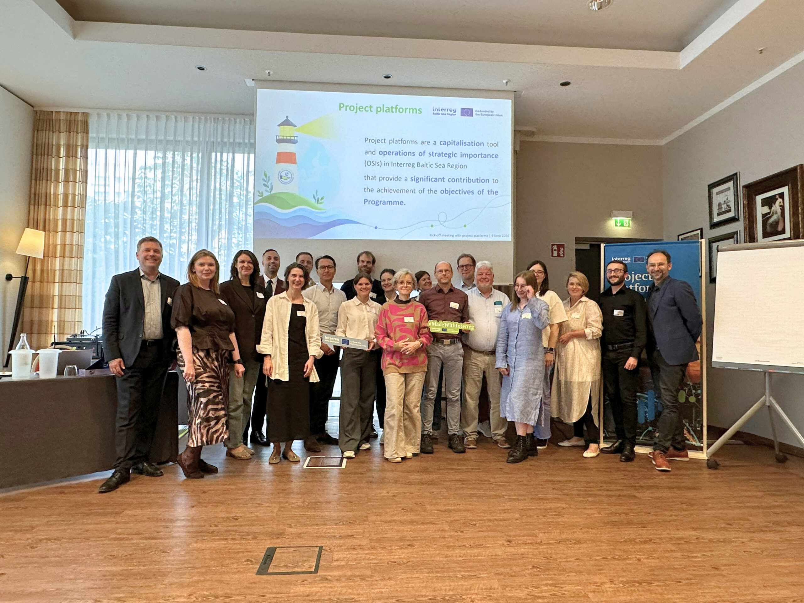 Kick-off meeting for project platforms in Interreg Baltic Sea Region Berlin 2026