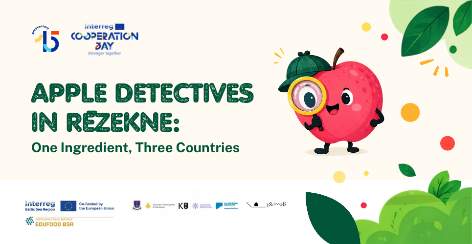 Apple Detectives event visual for Interreg Cooperation Day 2026