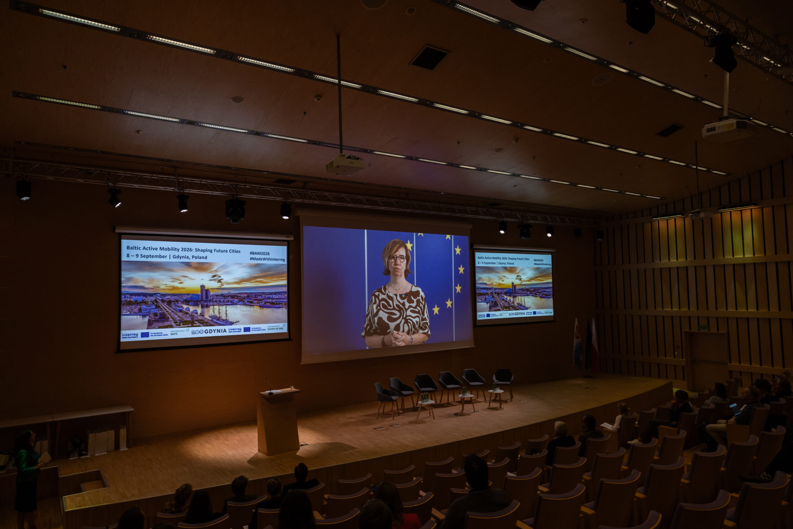 Magda Kopczyńska, Director-General, Directorate-General for Mobility and Transport, European Commission gives her opening speech