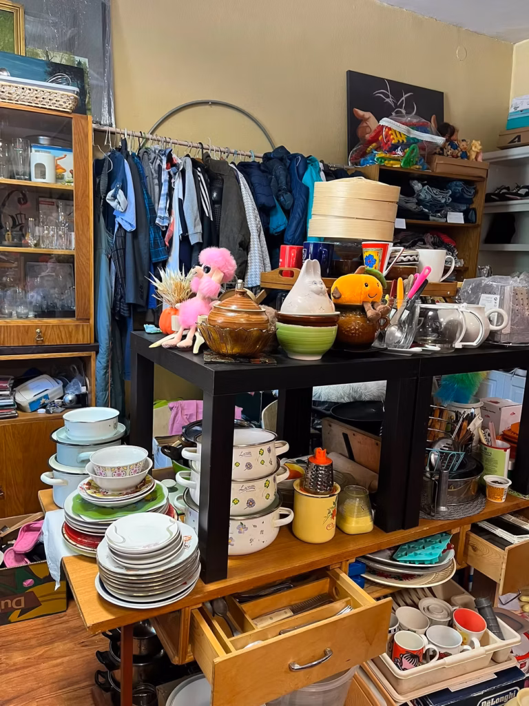 Swap shop in Sarkandaugava