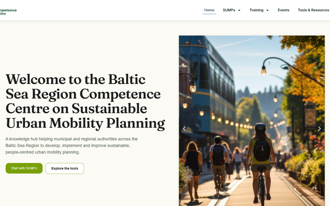 The BSR SUMP Competence Centre: your one-stop hub for sustainable urban mobility planning